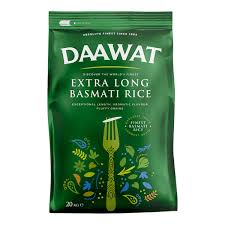 Daawat extra long basmati rice 20kg